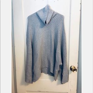 ANTHROPOLOGIE GRAY TURTLENECK SWEATER NWT - XL